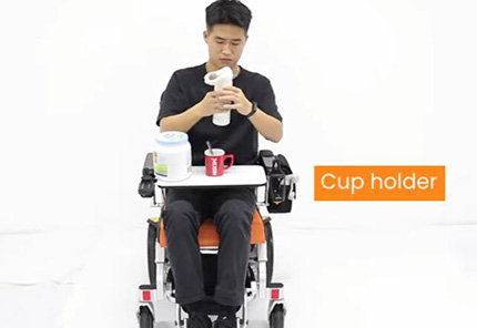 UMA mesa para poder cadeira de rodas | acessórios | YATTLL Cadeira de Rodas Cadeira de Rodas